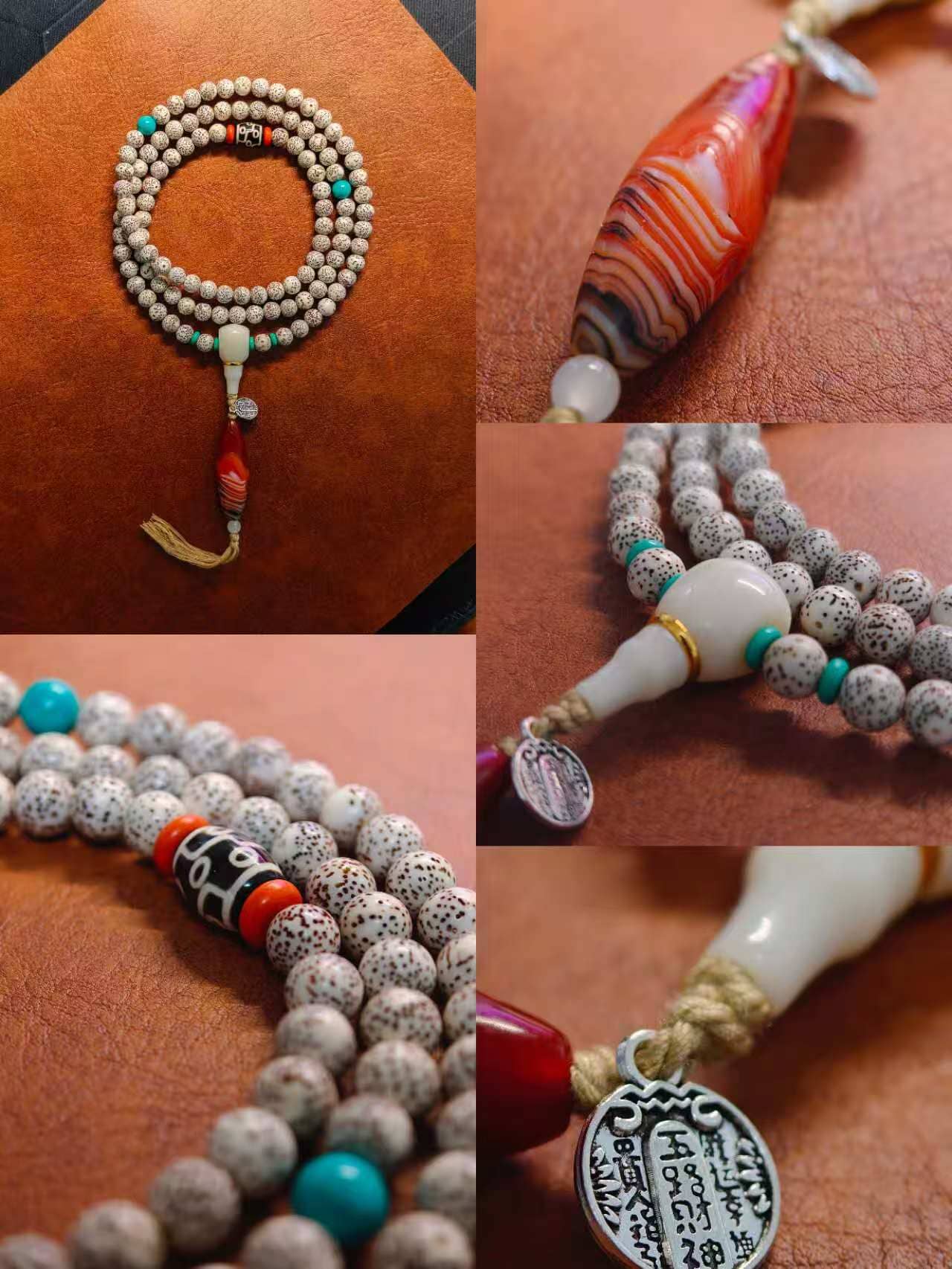 顺白星月脖挂私定